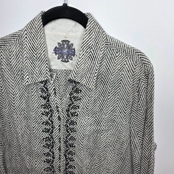 Robert Graham Button Up Womens Large - Picture 3 of 6